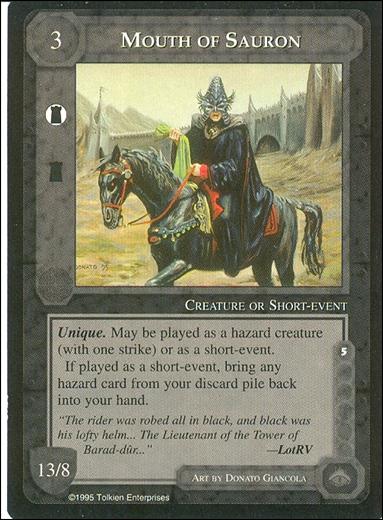 Middle-Earth: The Wizards (Base Set) card 299 Mouth of Sauron