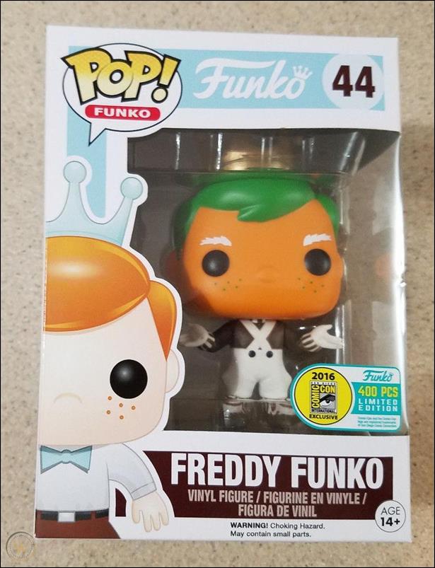 Pop! Funko - Freddy Funko figure 44 Freddy Funko (Oompa Loompa) SDCC 1/400