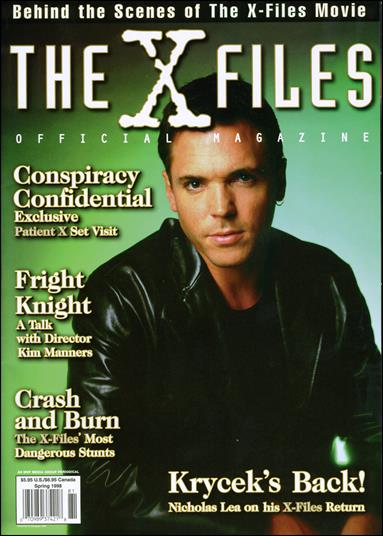 Official X-Files Magazine Volume 1 issue 5-B Alex Krycek Cover