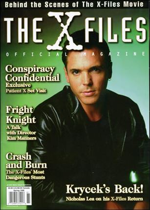 Official X-Files Magazine Volume 1 issue 5-B Alex Krycek Cover