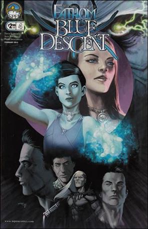 Michael Turner's Fathom: Blue Descent issue 4 Alex Sanchez Cover