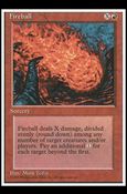 Magic the Gathering: 4th Edition (Base Set) card 192 Fireball
