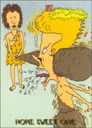 Beavis and Butt-Head (Base Set) card '8069' Home Sweet Cave