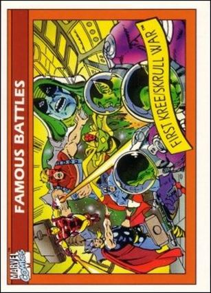 Marvel Universe: Series 1 (Base Set) card 123 First Kree/Skrull War