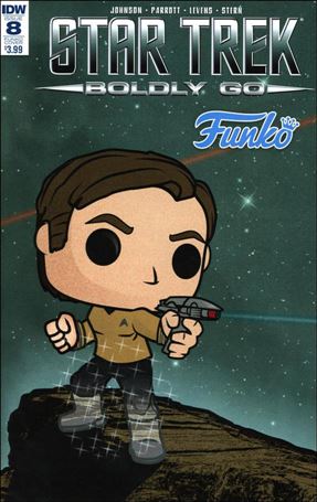 Star Trek: Boldly Go issue 8-C Tim Gilardi Funko Pop! Cover