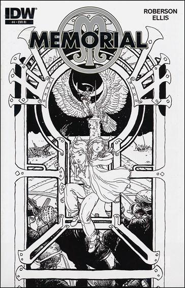 Memorial issue 4-B Michael WM Kaluta 1:10 Black & White Cover