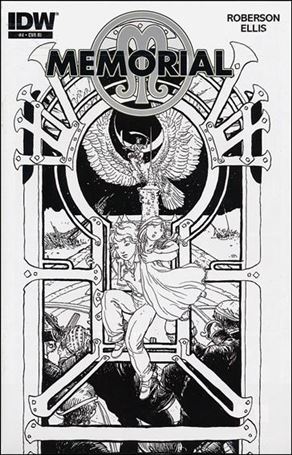 Memorial issue 4-B Michael WM Kaluta 1:10 Black & White Cover