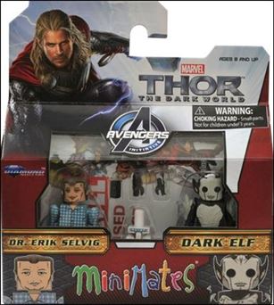 Marvel Minimates figure 157 Dr. Erik Selvig and Dark Elf