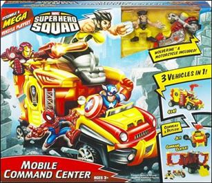 Marvel Super Hero Squad (Playsets) figure 4 Mobile Command Center