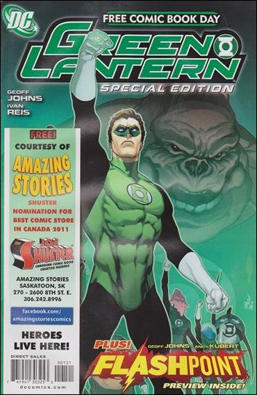 FCBD 2011 Green Lantern Flashpoint Special Edition issue 1-B Amazing Stories Cover