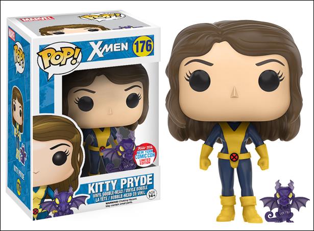 POP! Marvel figure 176 Kitty Pryde w/Lockheed (NY Comic-Con Exclusive)