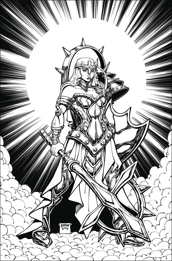 Sonjaversal issue 3-M Will Robson 1:11 Black & White Virgin Cover