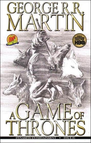 George R.R. Martin's A Game of Thrones issue 1-H Dynamic Forces Alex Ross Black & White Cover