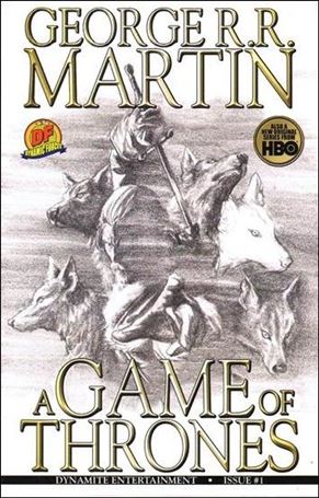 George R.R. Martin's A Game of Thrones issue 1-H Dynamic Forces Alex Ross Black & White Cover