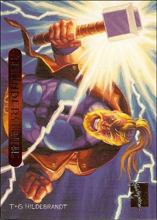 1994 Marvel Masterpieces (Base Set) card 125 Thunderstrike
