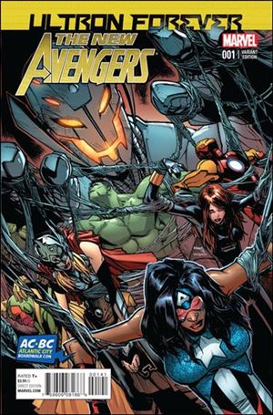 New Avengers: Ultron Forever issue 1-D Humberto Ramos Atlantic City Boardwalk Con Cover