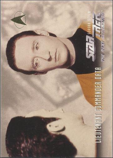 Star Trek: The Next Generation - The Episode Collection Season Seven (Base Set) card 736 Lieutenant Commander Data