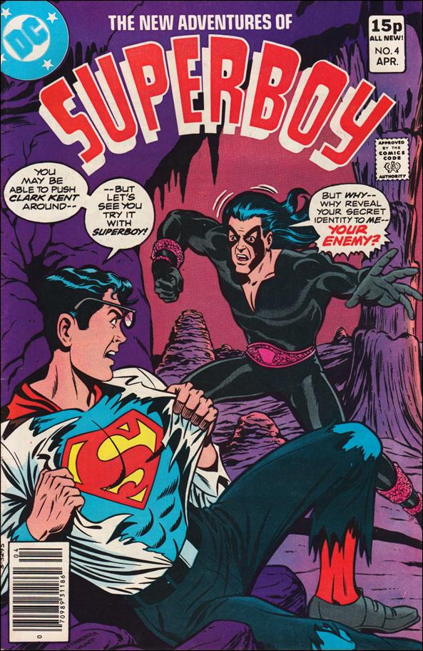New Adventures of Superboy issue 4-B UK Price Cover