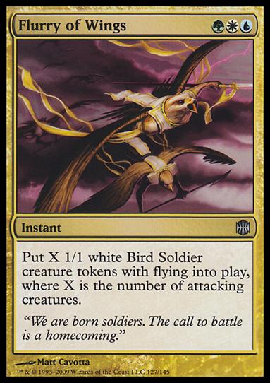 Magic The Gathering: Alara Reborn (Base Set) card 127 Flurry of Wings