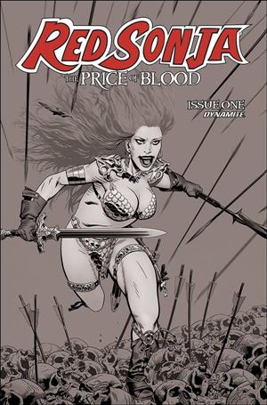 Red Sonja: Price of Blood issue 1-F Michael Golden 1:10 Black & White Cover