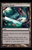 Magic The Gathering: Zendikar (Base Set) card 222 Piranha Marsh