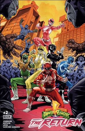 Mighty Morphin Power Rangers: The Return issue 2-G StashhhLoot Esau Escorza Cover