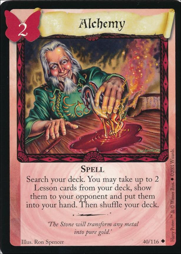 Harry Potter (Base Set) card 40 Alchemy