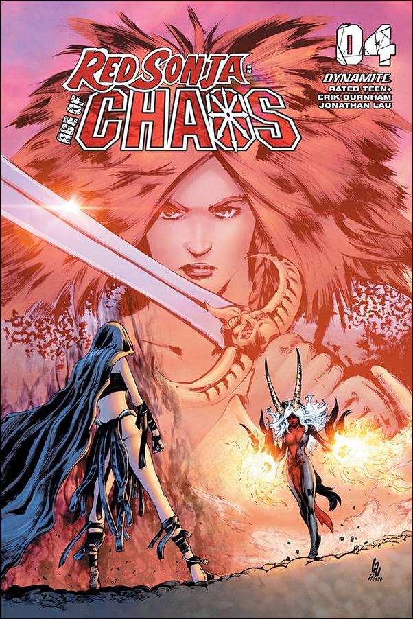 Red Sonja: Age of Chaos issue 4-G Jonathan Lau Cover