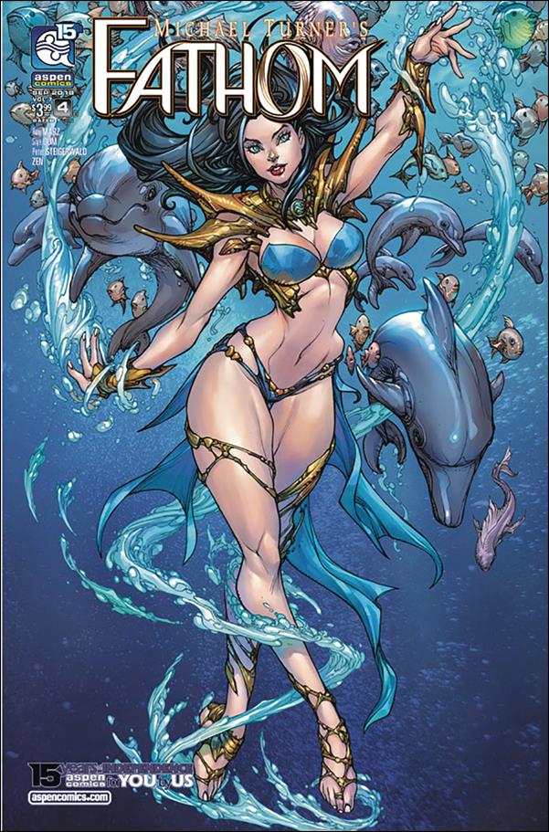 Michael Turner's Fathom (2018) issue 4-B Paolo Pantalena Cover