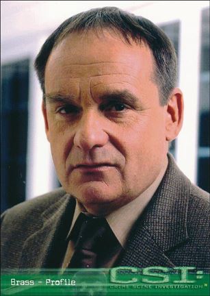 CSI: Crime Scene Investigation - Series One (Base Set) card 70 Brass - Profile
