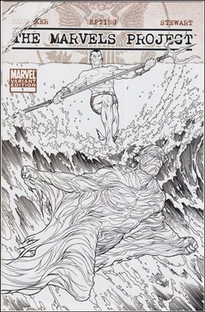 Marvels Project issue 1-F Steve McNiven 1:70 Sketch Cover