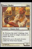 Magic the Gathering: 9th Edition (Base Set) card 28 Master Healer