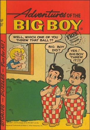 Adventures of the Big Boy issue 97-B West Coast Cover