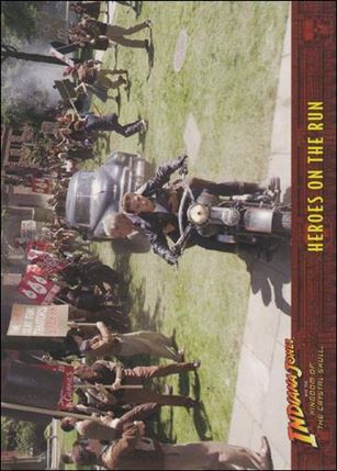 Indiana Jones and the Kingdom of the Crystal Skull (Base Set) card 38 Heroes on the Run