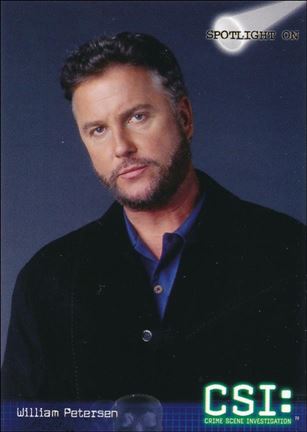 CSI: Crime Scene Investigation - Series Two (Base Set) card 57 Spotlight On William Petersen