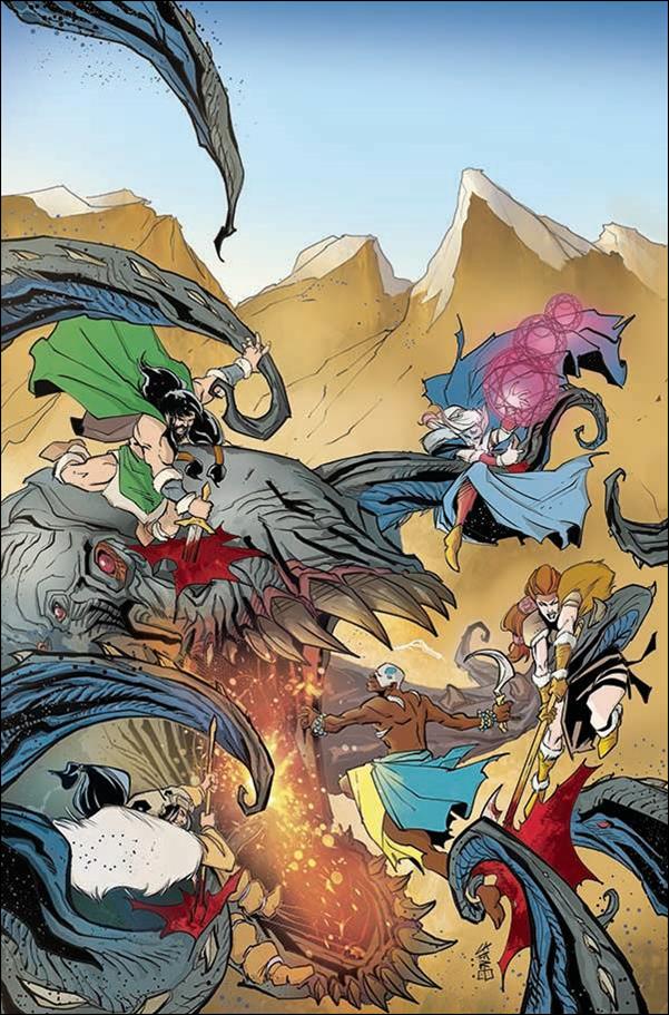 Mighty Barbarians issue 1-I Giuseppe Cafaro 1:40 Virgin Cover
