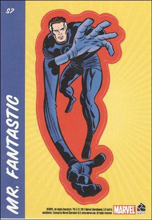 70 Years of Marvel Comics (Retro Sticker Subset) card S7 Mr. Fantastic