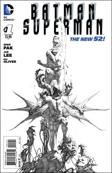 Batman/Superman (2013) issue 1-F Jae Lee 1:100 Sketch Cover