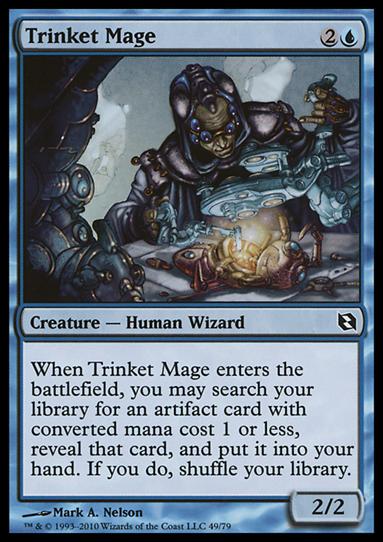 Magic the Gathering: Duel Decks: Elspeth vs. Tezzeret (Base Set) card 49 Trinket Mage