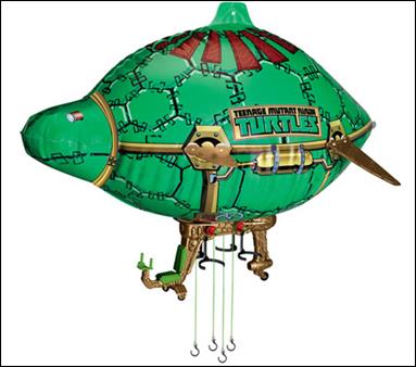 Teenage Mutant Ninja Turtles (2012) Vehicles and Playsets figure 24-B High Flyin' Blimp (Loose)