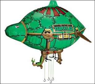 Teenage Mutant Ninja Turtles (2012) Vehicles and Playsets figure 24-B High Flyin' Blimp (Loose)