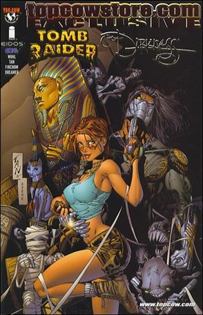 Tomb Raider/Darkness Special issue 1-B Gold Foil Cover
