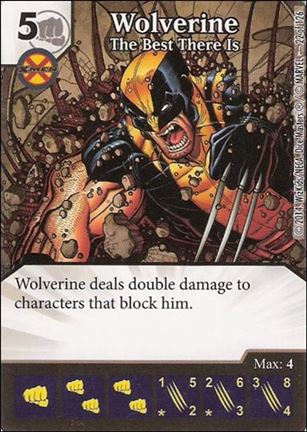 Marvel Dice Masters Uncanny X-Men  card 22 Wolverine: The Best There Is