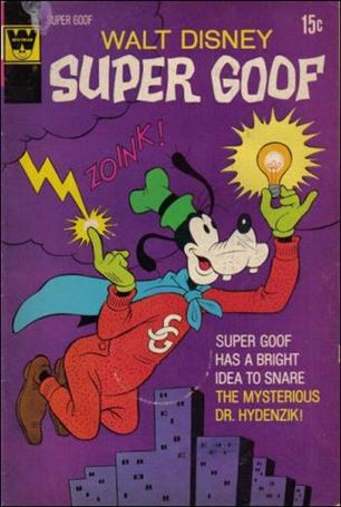 Walt Disney Super Goof issue 20-B Whitman Cover