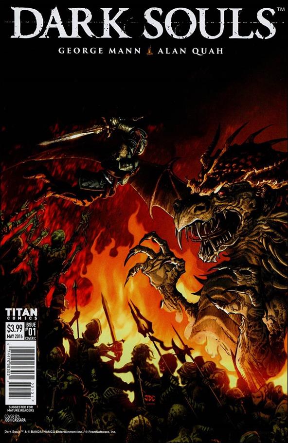 Dark Souls: The Breath of Andolus issue 1-C Joshua Cassara Cover