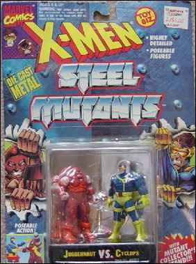 X-Men Steel Mutants (2-Packs) figure 2 Juggernaut vs Cyclops