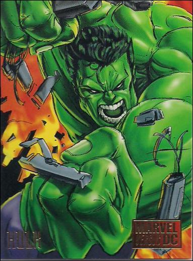 DC Versus Marvel / Marvel Versus DC (Base Set) card 4 Hulk