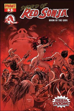 Sword of Red Sonja: Doom of the Gods issue 3-B Paul Renaud Cover