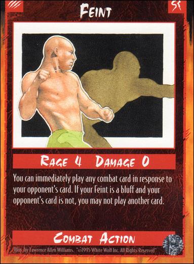 Rage Limited (Base Set) card 84 Feint
