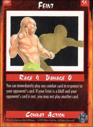 Rage Limited (Base Set) card 84 Feint